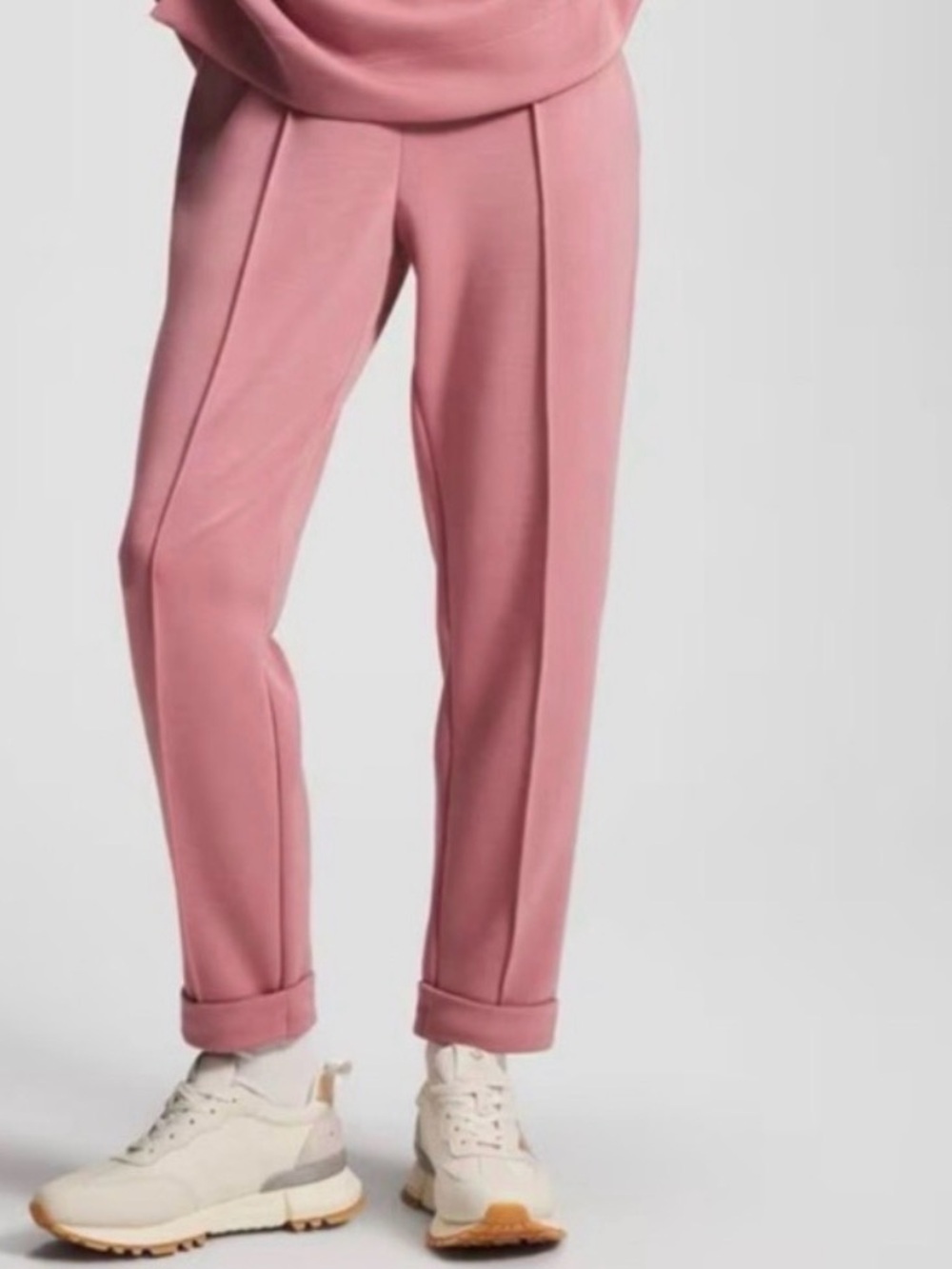 New - Soma Cinder Rose Ponte Track Joggers - Picture 1 of 9